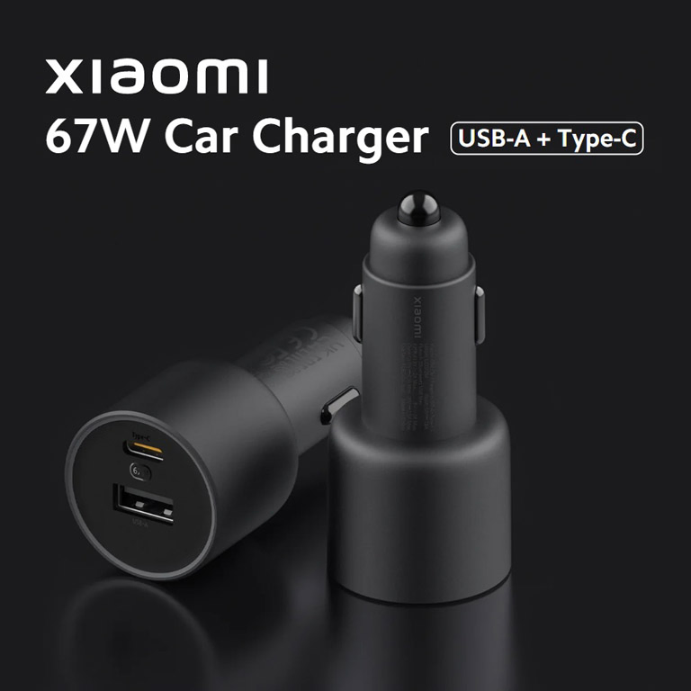 Фото 1 Xiaomi 67W Car Charger USB/Type-C