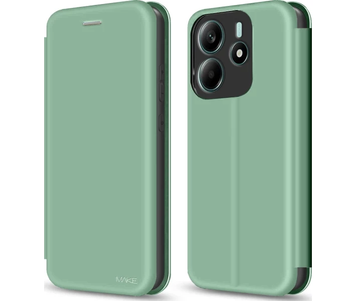 Фото - чехол для смартфона Чехол MAKE Flip Light Green (MCP-XRN144GLG) для Xiaomi Redmi Note 14 4G