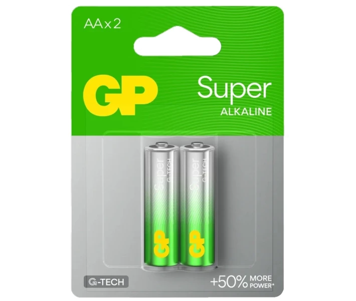 Фото - батарейку и аккумулятор GP AA Super (2шт/бл)