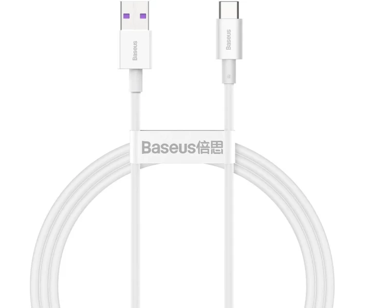 Фото - адаптер и кабель Кабель Baseus USB-Type-C 66W 2m (CATYS-A02) белый