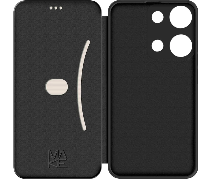 Фото - чехол для смартфона Чехол-книжка MAKE Flip Black (MCP-XRN14SBK) для Xiaomi Redmi Note 14S