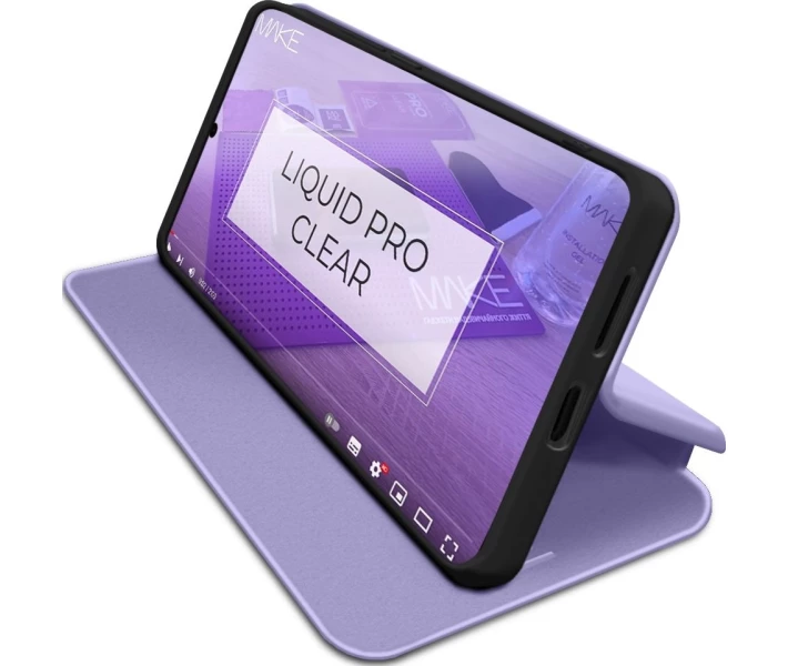 Фото - чехол для смартфона Чехол MAKE Flip Lilac (MCP-XRN144GLC) для Xiaomi Redmi Note 14 4G