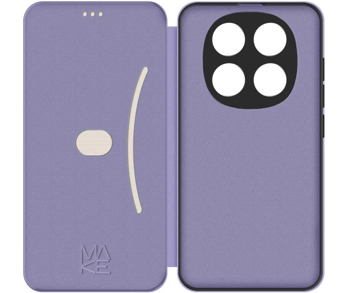 Фото - чехол для смартфона Чехол-книжка MAKE Flip Lilac (MCP-XRN14P4GLC) для Xiaomi Redmi Note 14 Pro 4G