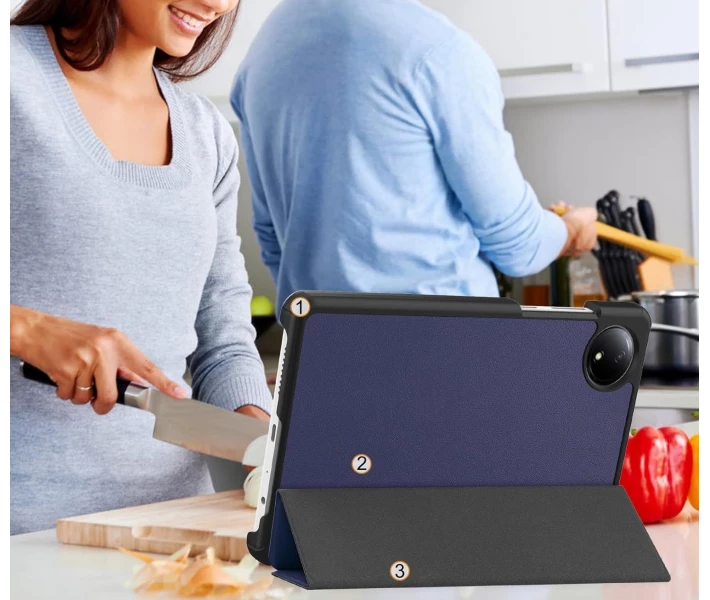 Фото - чехол Чехол-книжка BeCover Smart Case для Xiaomi Redmi Pad SE 8.7" Deep Blue (711905)
