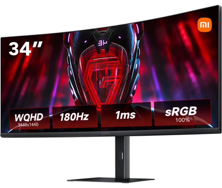 Фото - монитор Монитор игровой 34" Xiaomi Gaming Monitor G34WQi (ELA5454EU)        