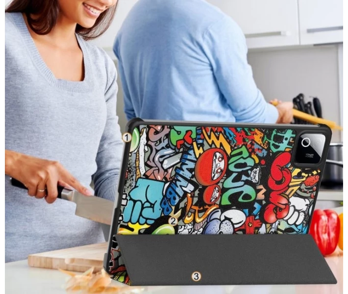 Фото - чехол Чехол-книжка BeCover Smart Case для Xiaomi Pad 8 / 8 Pro 11.2" Graffiti (714586)