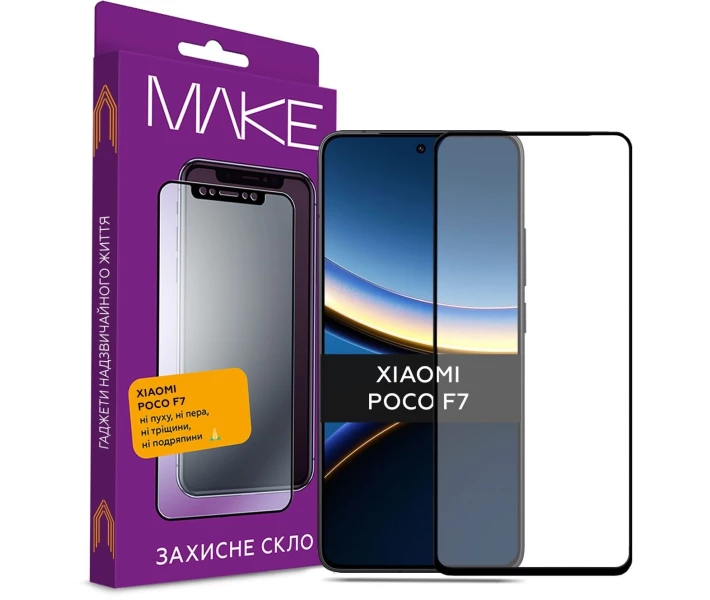 Фото - защитное стекло для смартфона Защитное стекло MAKE (MGF-XPF7) для Poco F7