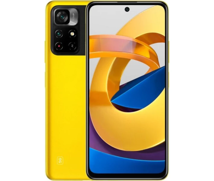 Фото - смартфон и мобильный телефон Poco M4 Pro 5G 4/64GB Yellow(21091116AG)