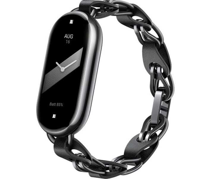 Фото - аксессуар к смарт-чсасам Ремешок Xiaomi Smart Band 8/9 Chain Black (черный)(BHR7298CN)