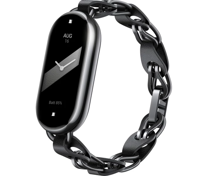 Фото - аксессуар к смарт-чсасам Ремешок Xiaomi Smart Band 8/9 Chain Strap Black (черный)