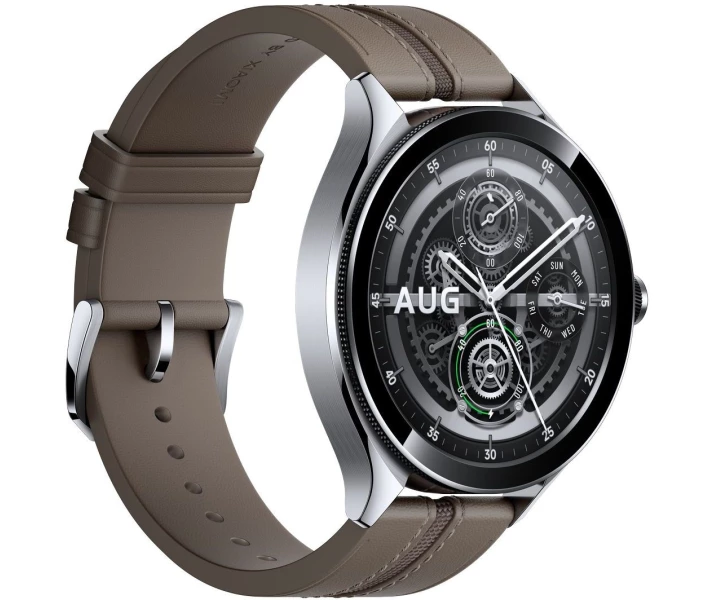 Фото - смарт-часы Xiaomi Watch 2 Pro 4G LTE Silver Case with Brown Leather Strap (BHR7210GL)