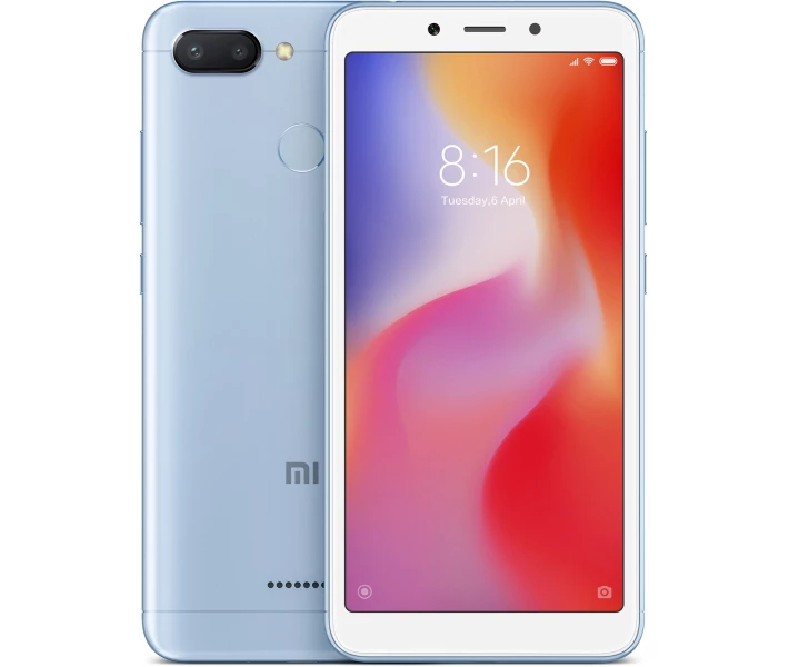 Фото - смартфон и мобильный телефон Xiaomi Redmi 6 3/64 Blue
