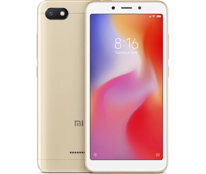 Фото - смартфон и мобильный телефон Xiaomi Redmi 6A 2/16 Gold