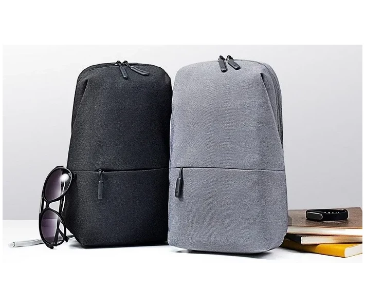 Фото - рюкзак Рюкзак Xiaomi Mi City Sling Bag (Light Grey)