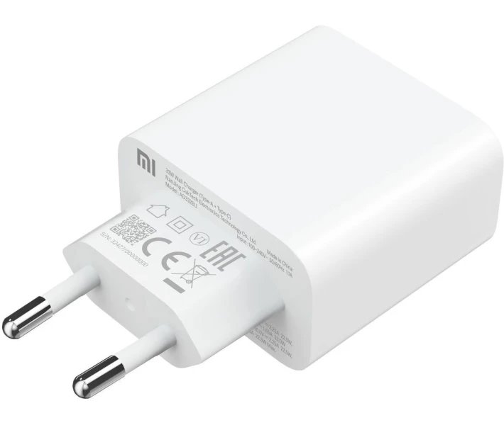 Фото - зарядное устройство для телефона и планшета Mi 33W Wall Charger (Type-A+Type-C)EU