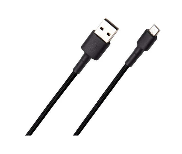 Фото - адаптер и кабель Xiaomi Mi Micro Braided Cable Black