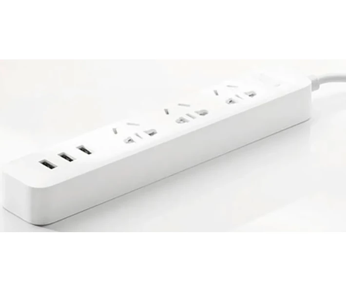 Фото - сетевой фильтр Сетевой фильтр Mi Power Strip (3 розетки + 3 USB-port) White