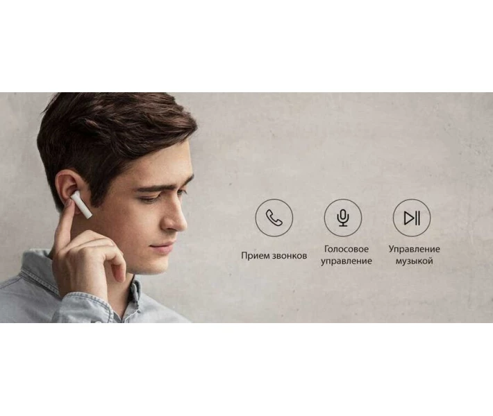 Фото - наушники Наушники Xiaomi Mi True Wireless Earphones 2 (ZBW4493GL) White