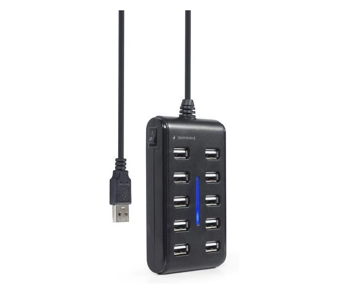 Фото - кардридер Концентратор USB2.0 Gembird UHB-U2P10P-01