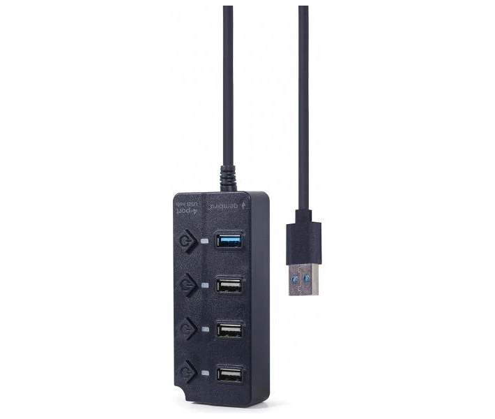 Фото - кардридер Концентратор USB2.0/USB3.2 Gen2 Gembird UHB-U3P1U2P3P-01