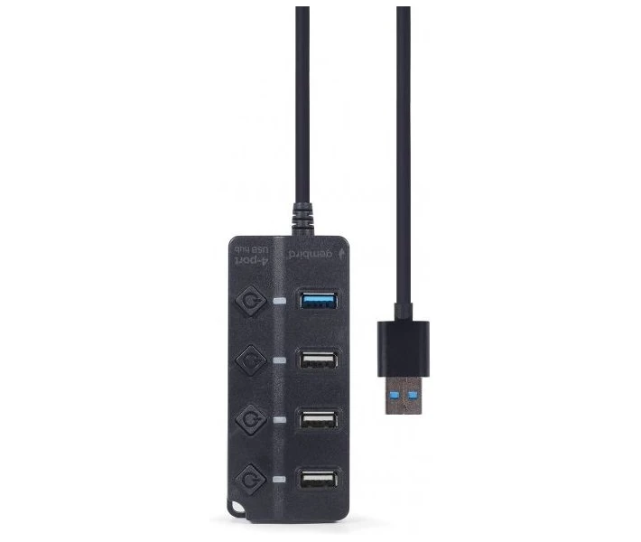 Фото - кардридер Концентратор USB2.0/USB3.2 Gen2 Gembird UHB-U3P1U2P3P-01