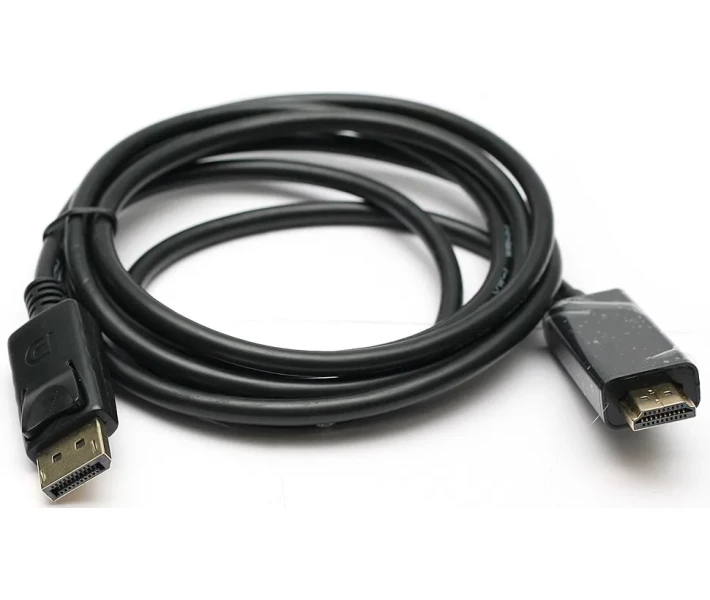 Фото - адаптер и кабель Кабель PowerPlant DisplayPort - HDMI 1.8m KD00AS1237