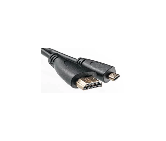 Фото - адаптер и кабель Кабель PowerPlant HDMI - microHDMI 2m Gold Plated 1.3V KD00AS1242
