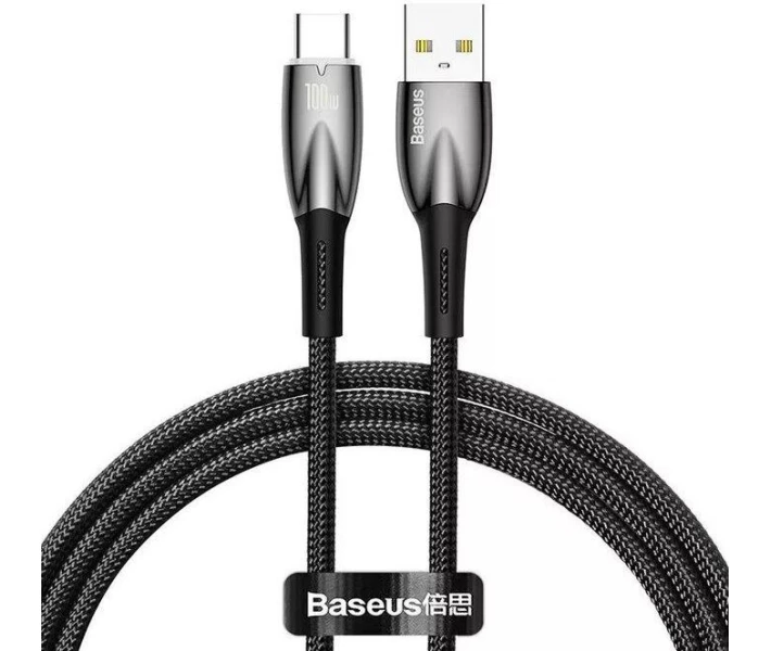 Фото - адаптер и кабель Кабель Baseus USB Type-C 100W 1m (CADH000401) черный