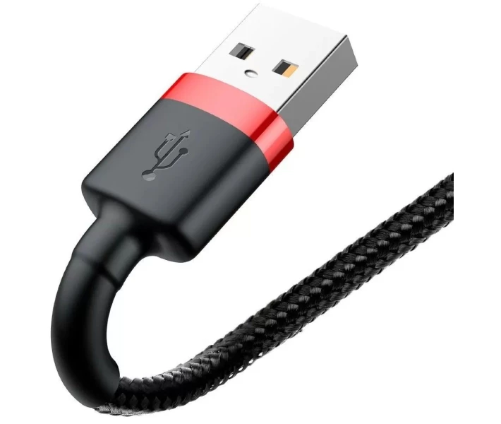 Фото - адаптер и кабель Кабель Baseus USB to Lightning 1.5A 2m (CALKLF-C19) красный/черный