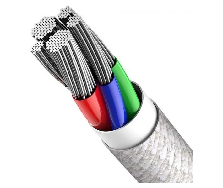 Фото - адаптер и кабель Кабель Baseus Type-C to Lightning PD 20W 1m (CATLGD-02) бел