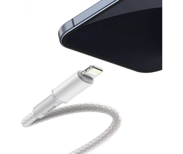 Фото - адаптер и кабель Кабель Baseus Type-C to Lightning PD 20W 1m (CATLGD-02) бел