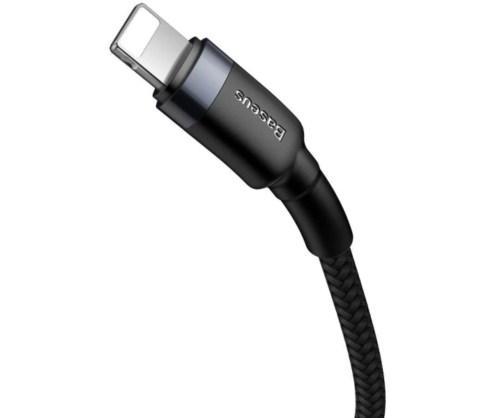 Фото - адаптер и кабель Кабель Baseus Type-C/Lightning PD 20W 1m(CATLKLF-G1)серо/чер