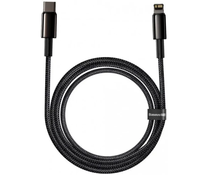 Фото - адаптер и кабель Кабель Baseus Type-C to Lightning PD 20W 2m (CATLWJ-A01) черный