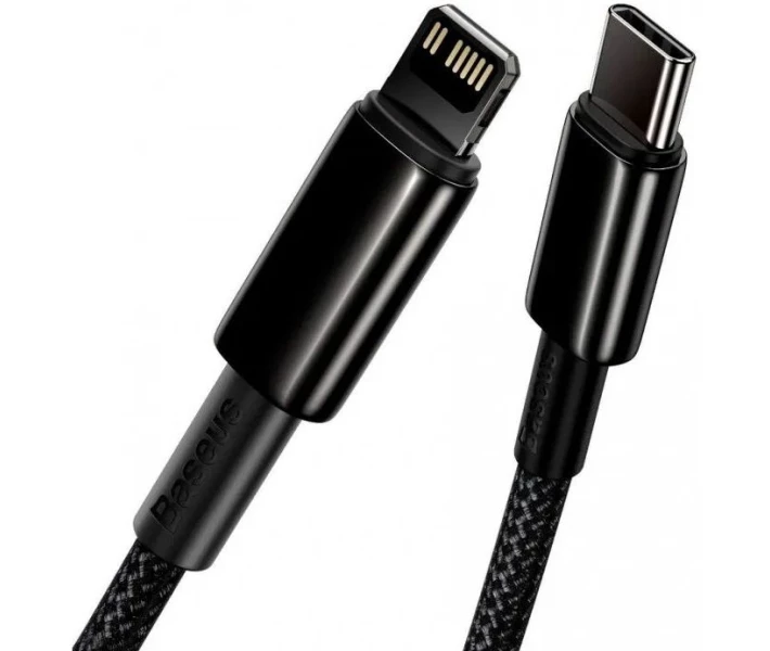 Фото - адаптер и кабель Кабель Baseus Type-C to Lightning PD 20W 2m (CATLWJ-A01) черный