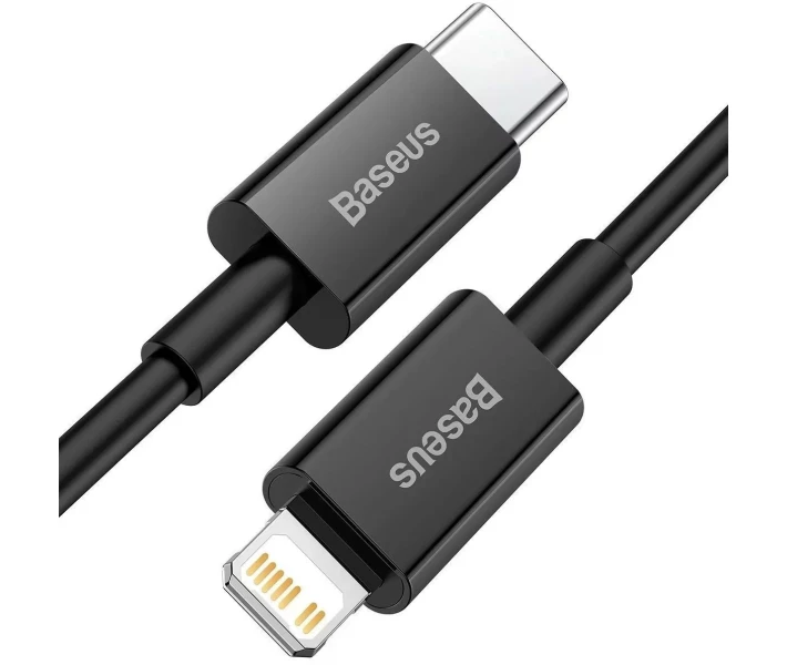 Фото - адаптер и кабель Кабель Baseus Type-C to Lightning PD 20W 1m (CATLYS-A01) черный