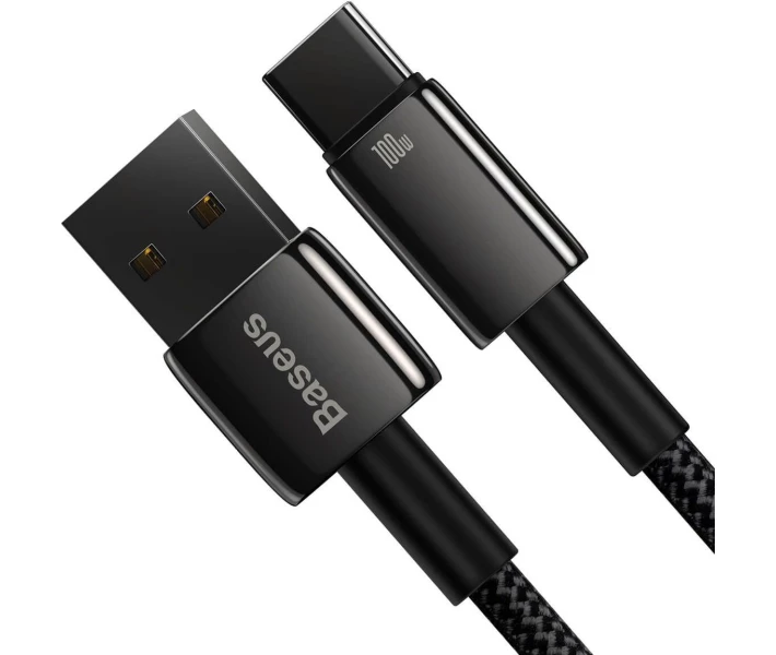 Фото - адаптер и кабель Кабель Baseus USB to Type-C 100W 1m (CAWJ000001) черный