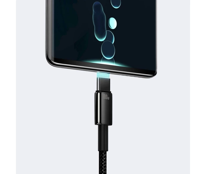 Фото - адаптер и кабель Кабель Baseus USB to Type-C 100W 1m (CAWJ000001) черный