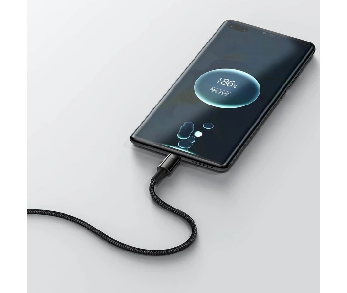 Фото - адаптер и кабель Кабель Baseus USB to Type-C 100W 1m (CAWJ000001) черный