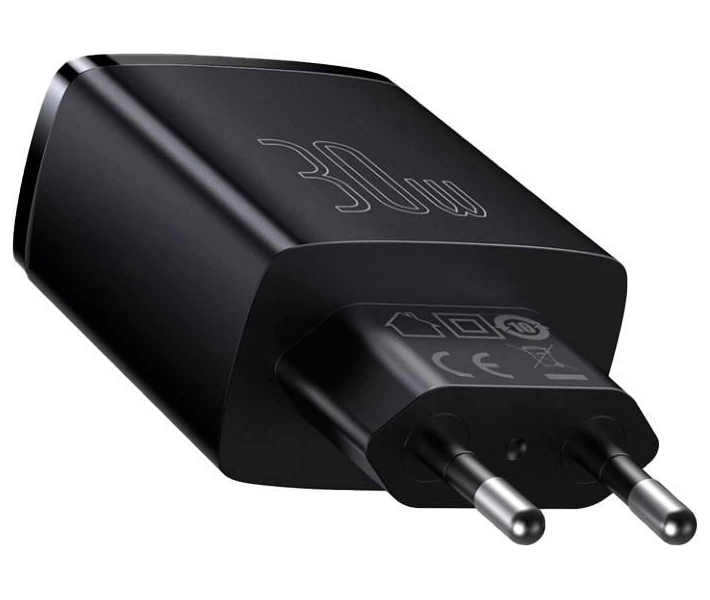 Фото - зарядное устройство для телефона и планшета Зарядное устройство Baseus Compact QC 2U+C 30W (CCXJ-E01) черный