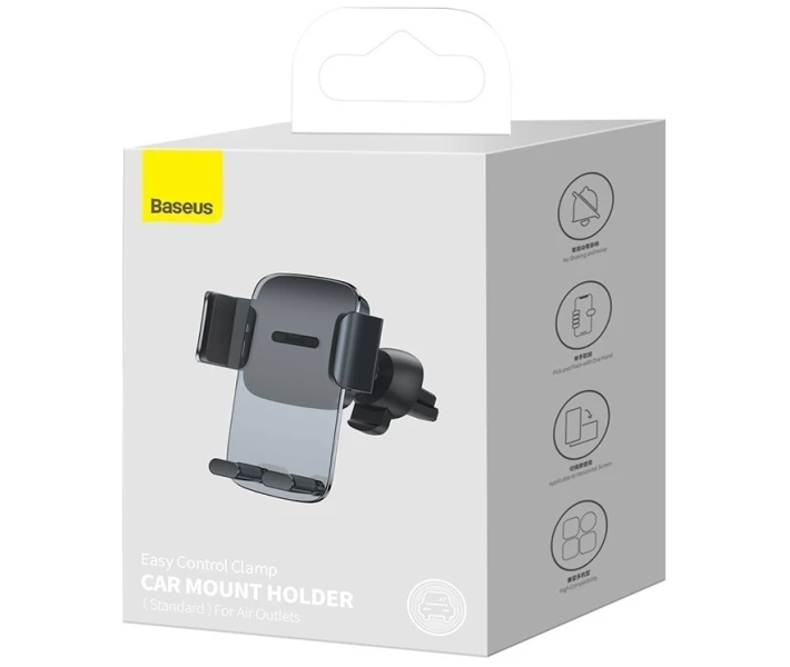 Фото - автомобильный держатель Автодержатель Baseus Easy Control Clamp (SUYK000101) черный