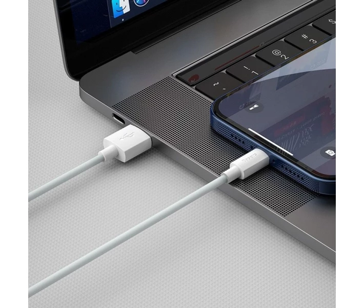 Фото - адаптер и кабель Кабель Baseus USB to Lightning 2.4A 1.5m (TZCALZJ-02) белый