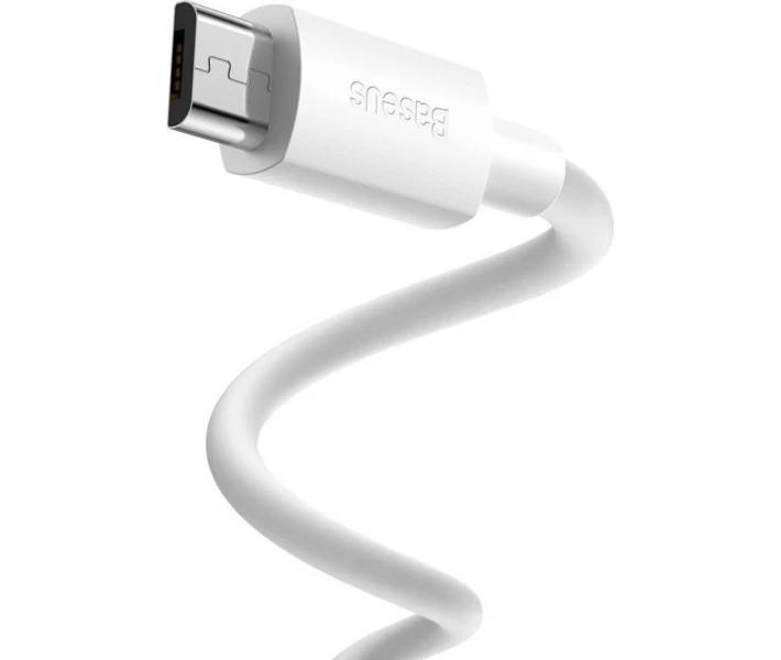 Фото - адаптер и кабель Кабель Baseus USB to Micro 2.1A 1.5m (TZCAMZJ-02) белый