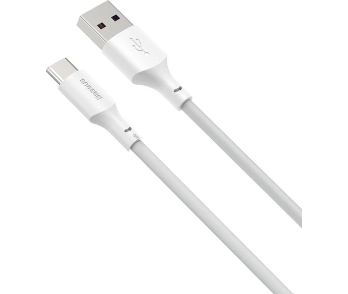 Фото - адаптер и кабель Кабель Baseus USB to Type-C 5A 1.5m (TZCATZJ-02) белый