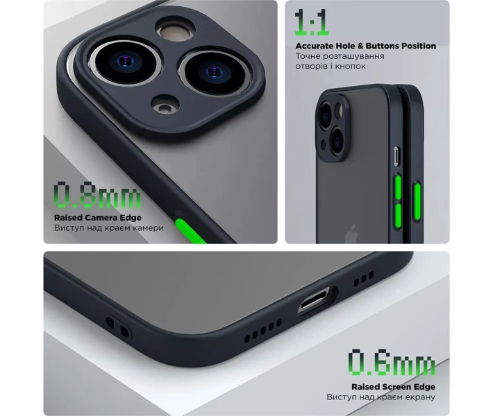 Фото - чехол для смартфона Чехол ArmorStandart Xiaomi Redmi 13C Frosted Matte Navy Blue