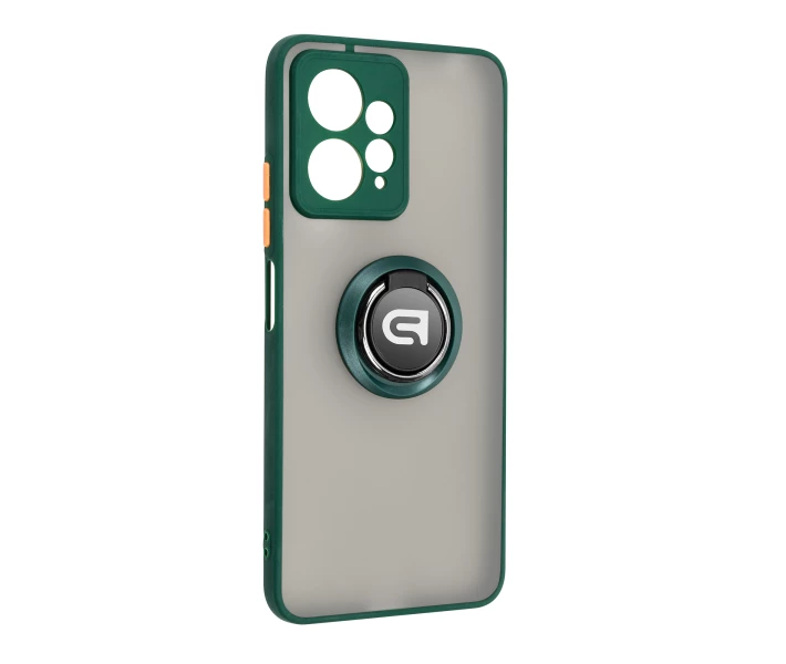 Фото - чехол для смартфона Чехол ArmorStandart Frosted Matte Ring Dark Green (ARM68379) для Xiaomi Redmi Note 12 4G