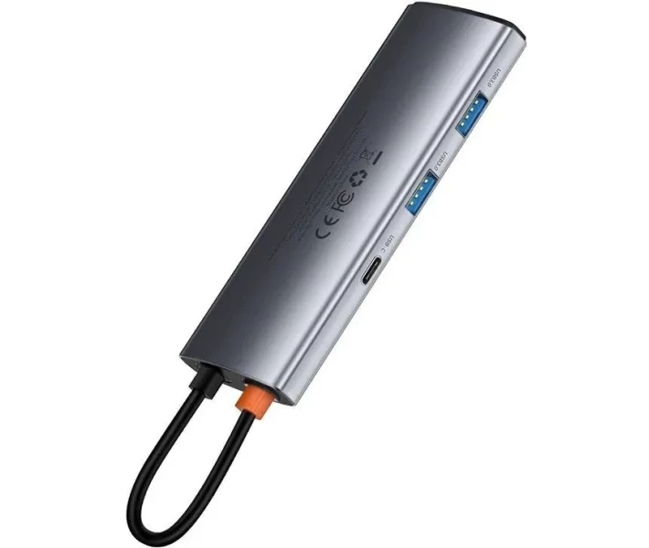 Фото - кардридер Хаб-адаптер Baseus 7in1 Type-C/HDMI+USB*3+USB-C+PD (WKWG020113)