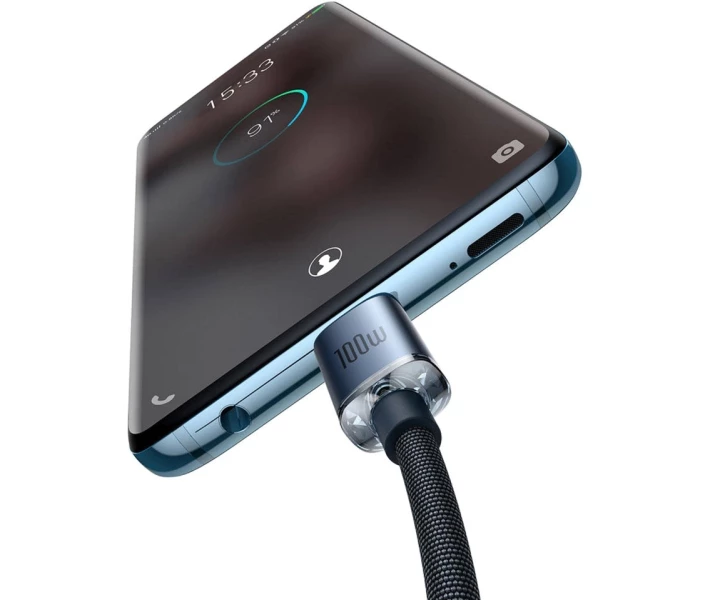 Фото - адаптер и кабель Кабель Baseus Type-C to Type-C 100W 1.2m (CAJY000601) черный