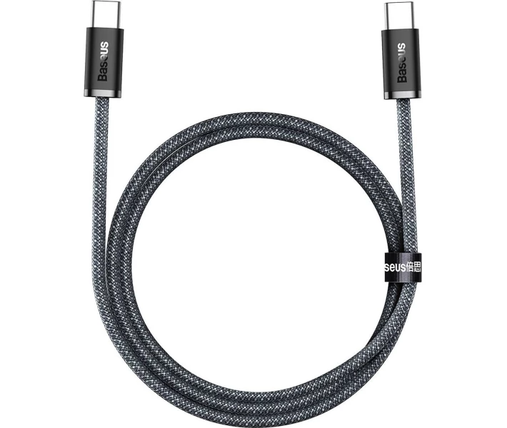 Фото - адаптер и кабель Кабель Baseus Type-C to Type-C 100W 1m (CALD000216) серый