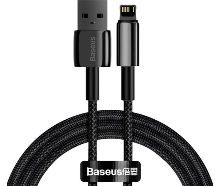 Фото - адаптер и кабель Кабель Baseus USB to Lightning 2.4A 1m (CALWJ-01)черн