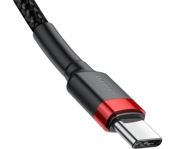 Фото - адаптер и кабель Кабель Baseus Type-C/Type-C 60W 1m (CATKLF-G91)красн/черн